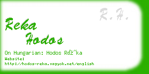 reka hodos business card